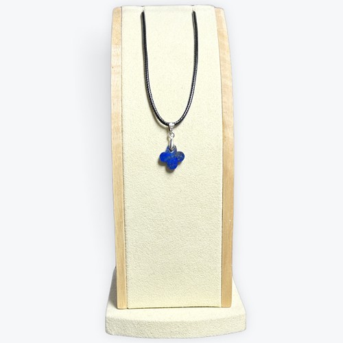 Pendentif trèfle lapis lazuli - trèfle, lapis-lazuli