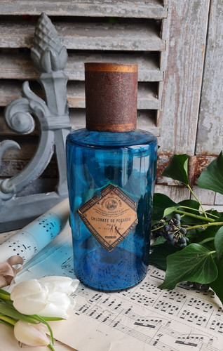 Ancien pot bocal verre - ancien, a