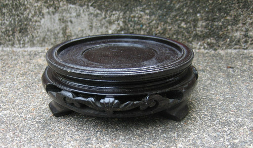Ancien socle chinois bois - ancien, en