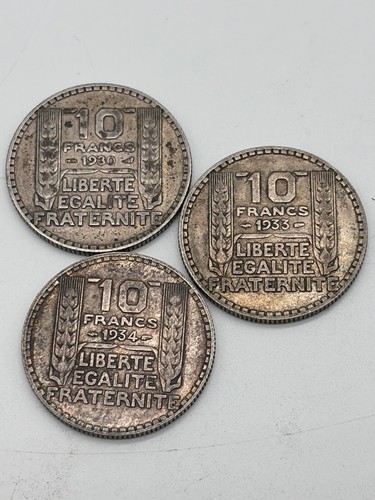 Lot pièces francs turin - 3, 10
