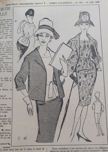 Patron tailleur blouse - patron, veste