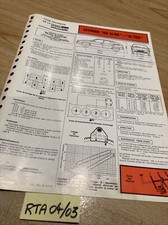 Fiche technique automobile Citroën BX16RS BX16TRS édition 1983 RTA BX16 RS TRS
