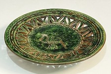 ASSIETTE MURALE DÉCORATIVE POTERIE PAR TITO UBEDA DECOR COQ