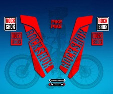 Autocollants Fourche Rock Shox Pike AM46 Autocollant Stickers Adhésif Fourche