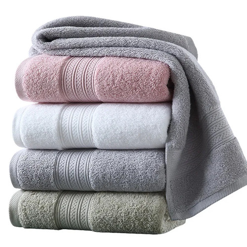 Serviette bain coton terry - serviette,