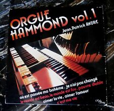 Orgue Hammond volume 1 Vinyle 33 Tours 12 titres par Jean-Patrick ANDRE VG-/ VG