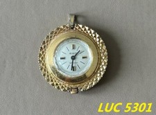 MONTRE PENDENTIF FEMME TOUR DE COU VINTAGE DILECTA ANNÉES 70
