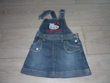 Robe salopette en jean hello kitty 6 9 mois 74 cm H&M comme neuf