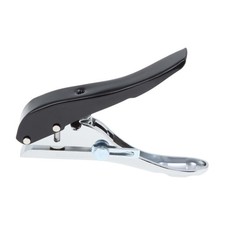 Perforatrice à main portable pour étiquettes, cartes, papier, carton, 10mm, noir