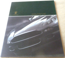 ASTON MARTIN DB7 Colours Farben Nuancier Catalogue Brochure Prospekt Folder