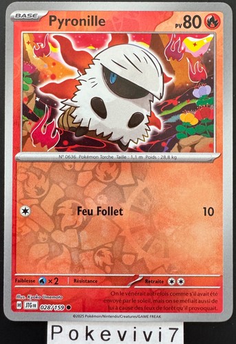 Carte pokemon pyronille - carte,