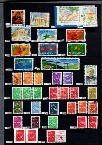 Timbres oblitérés - timbres, à