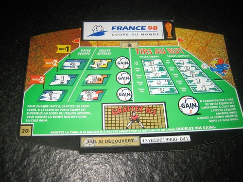 Française des jeux ticket - ,