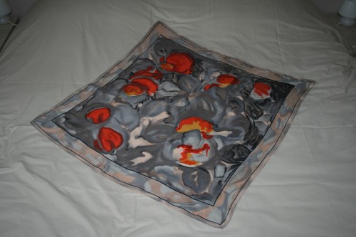 Foulard carré soie loris - soie,