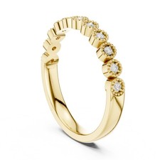Bague ronde de luxe en or