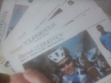 CYCLISME 2015  -TOUR DE FRANCE  : JEU COMPLET CHAMBERY AG2R AVEC COSNEFROY