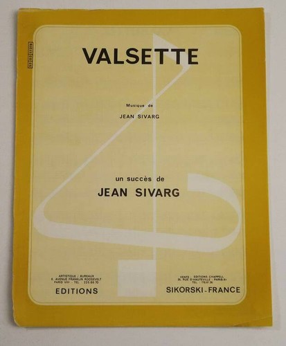 Partition vintage sheet music