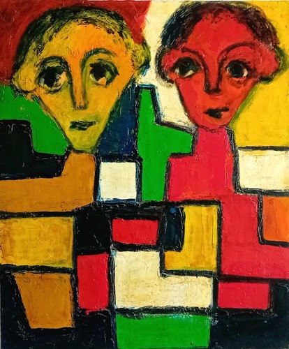 Tableau art brut - art,