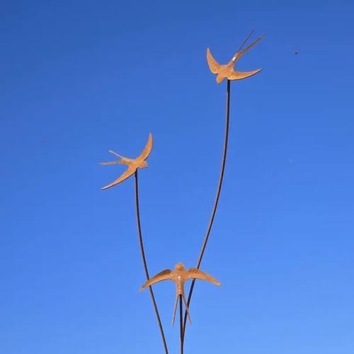 Rust metal swallow - rust,