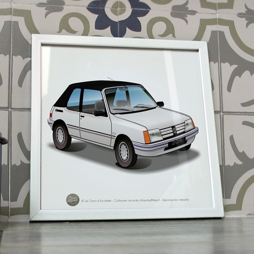 Poster peugeot 205 - peugeot,