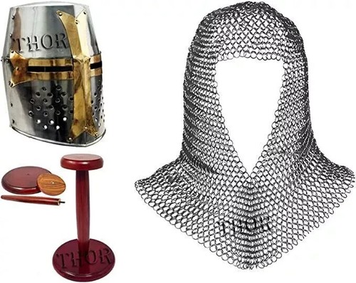 Casque chevalier médiéval - casque,