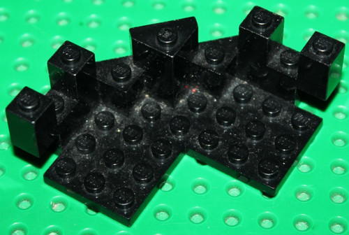 Lego black castle - black, turret