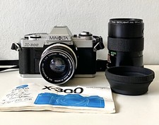 MINOLTA X-300 Lens MC W.Rokkor-HG 1:2.8 f=35mm + Vivitar 135mm 1:2.8 - Testé