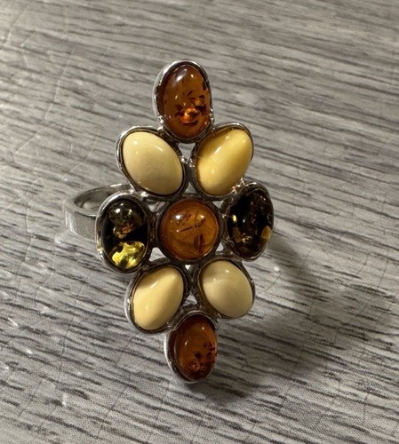 Superbe bague argent massif - en,