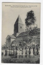 BRANCION ( 71 ) - Fête Celtique des Feux de 1924 - Fillettes du pays en capeline