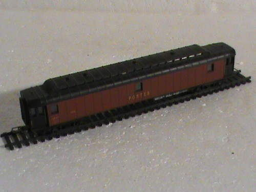 Wagon fourgon postale - postale, ho
