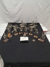 Etain du Prince Canon de Gribeauval avec son attelage + 9 Figurines 