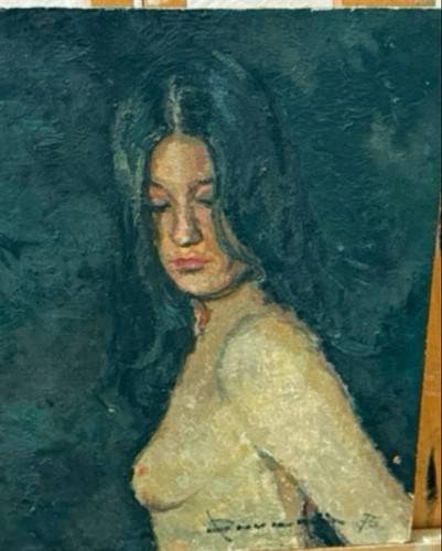 Tableau ancien huile portrait - ancien,