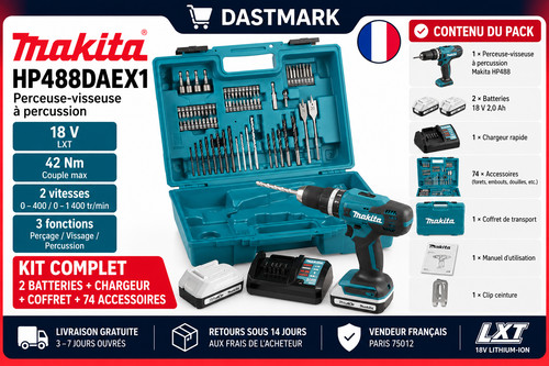 Makita hp488daex1 perceuse - makita,