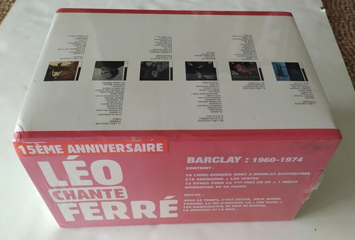 Coffret leo ferre léo chante - leo,