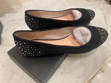 chaussures femme 39 daim noir