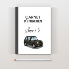 Carnet d'entretien Super 5