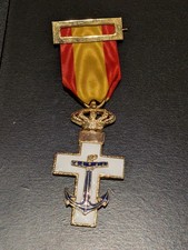 Médaille Décoration Espagne Ordre Du Mérite Naval Croix De La Division