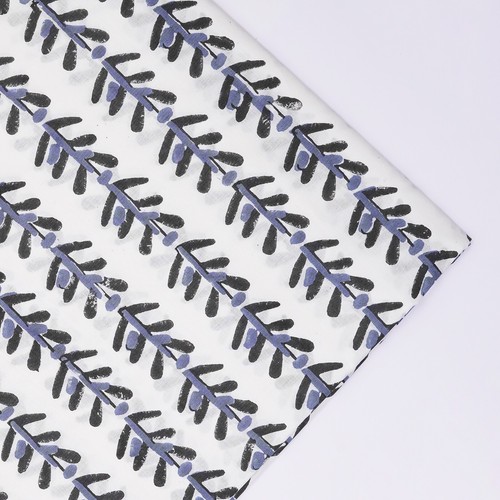 Tissu indien imprimé bloc - , à