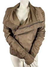 Veste En Cuir Marron Rick