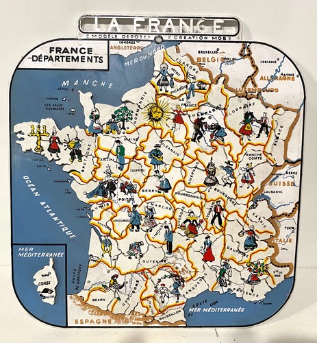 Ancienne carte france - de,