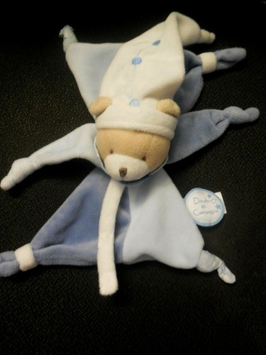 Doudou compagnie ours plat - et,