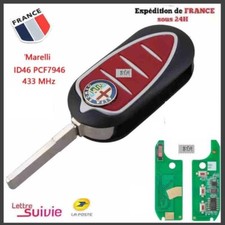 TELECOMMANDE CLE 433MHz PCF7946 SIP22 3 BOUTONS POUR ALFA ROMEO  GIULIETTA