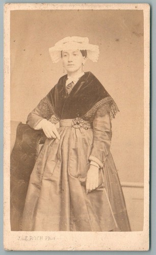 Cdv 1870 anjou saumur femme - 1870,