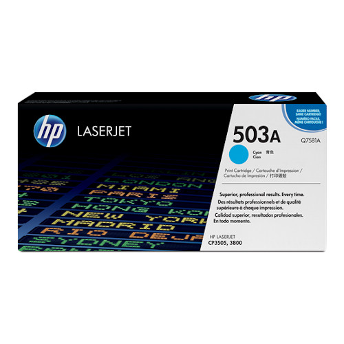 Toner laserjet 503a q7581a - toner, hp