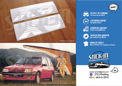 205 autocollants stickers - 2,