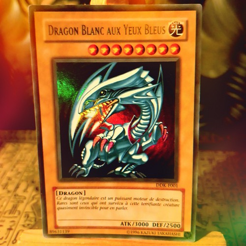 Carte dragon blanc - yu, oh