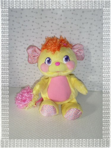 Peluche popples jaune - -,