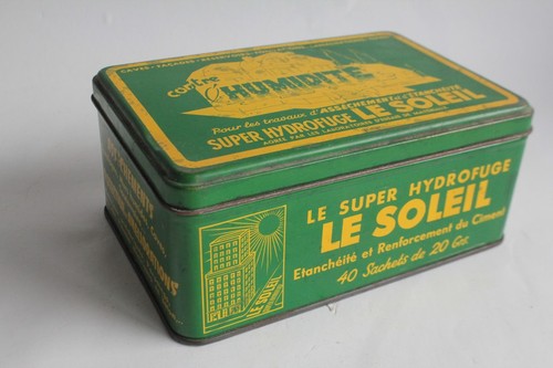 Boîte tôle lithographiée