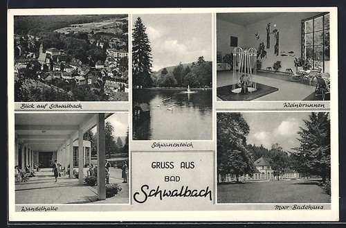 Carte postale bad schwalbach - postale,