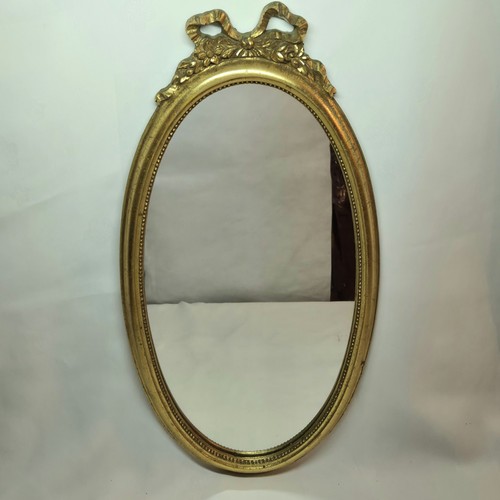 02l15 ancien miroir ovale - 02l15,